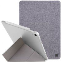 UNIQ Yorker Kanvas Plus ovitek s origami stojalom za iPad Air 4 (2020) / Air 5 (2022) / Pro 11" (2018) - siva