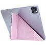 Svilena torbica s funkcijo spanja in origami stojalom za iPad Air 4 (2020) / Air 5 (2022) / Pro 11" (2018-2022) - roza