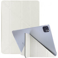 Svilena torbica s funkcijo spanja in origami stojalom za iPad Air 4 (2020) / Air 5 (2022) / Pro 11" (2018-2022) - bela