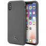 Ovitek za podlogo Mercedes Silicon za iPhone X / XS - siva