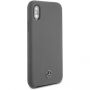 Ovitek za podlogo Mercedes Silicon za iPhone X / XS - siva