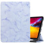 Marmorni etui s prostorom za Apple Pencil za iPad Pro 11" (2018-2022) - vijolična
