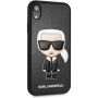 Karl Lagerfeld Ikona TPU etui za iPhone XR - črna