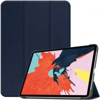Etui iz PU usnja s funkcija spanja za iPad Air 4 (2020) / Air 5 (2022) / Air 11" (2024) / Pro 11" (2018) - temno modra