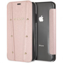 Guess knjigo Case Kaia iPhone XR - rose gold