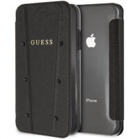Guess knjigo Case Kaia iPhone XR - črna