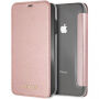 Guess usnjena torbica za knjige iPhone XS Max - rose gold