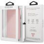 Guess usnjena torbica za knjige iPhone XS Max - rose gold