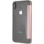 Guess usnjena torbica za knjige iPhone XS Max - rose gold