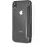 Guess usnjena torbica za knjige iPhone XR - črna