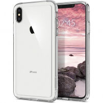 Spigen Crystal Hybrid ovitek za iPhone XS Max - jasno