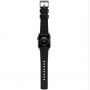 Nomad Active Pro hidrofobni usnjeni pašček za Apple Watch Ultra 49mm / 46mm / 45mm / 44mm / 42mm - črno-srebrna