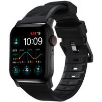 Nomad Rugged Strap odporen pašček za Apple Watch Ultra 49mm / 46mm / 45mm / 44mm / 42mm - črna