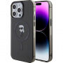 Karl Lagerfeld IML Ikonik ovitek z MagSafe za iPhone 15 Pro Max - črna