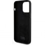 Karl Lagerfeld Choupette NFT silikonski ovitek za iPhone 15 Pro Max - črna