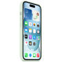 Originalni silikonski ovitek Apple z MagSafe za iPhone 15 Plus - light mint