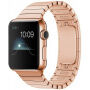 Luksuzen jermen iz nerjavečega jekla Apple Watch 42mm / 41mm / 40mm / 38mm - roza-zlato