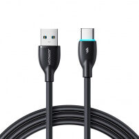 JOYROOM S-A30 Star-Ring Series USB-A / USB-C polnilni in podatkovni kabel za iPhone / iPad / AirPods - 1 m - črn