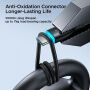 JOYROOM S-A30 Star-Ring Series USB-A / USB-C polnilni in podatkovni kabel za iPhone / iPad / AirPods - 1 m - črn