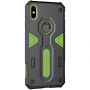 NILLKIN Defender II vzdržljiv pokrov iPhone XS Max - zelena