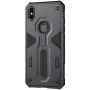 NILLKIN Defender II vzdržljiv pokrov iPhone XS Max - črna