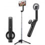 Spigen S570W tripod Bluetooth selfie palica z nastavkom MagSafe za iPhone - črna
