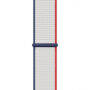 Najlonski trak z zaprtjem na velcro za Apple Watch 42mm / 41mm / 40mm / 38mm - Francija