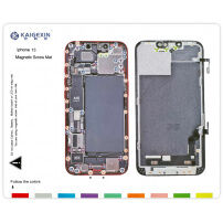 Magnetna podloga za popravilo iPhone 13 - bela