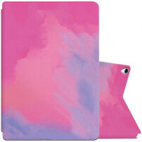 Etui Watercolor Pattern za iPad Air 3 (2019) / Pro 10,5" - roza vijoličen
