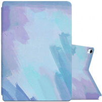 Etui Watercolor Pattern za iPad Air 4 (2020) / Air 5 (2022) / Pro 11" (2018) - moder