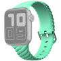 Prepleten silikonski pasek za Apple Watch 42mm / 41mm / 40mm / 38mm - mentol zelen