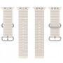 Silikonski oceanski pasek za Apple Watch Ultra 49mm / 46mm / 45mm / 44mm / 42mm - bež