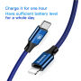 BASEUS strele / USB-C kabel za iPhone - 2m - modro