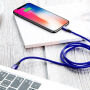 BASEUS strele / USB-C kabel za iPhone - 2m - modro