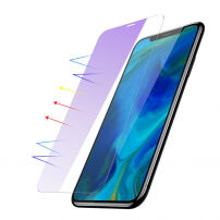 BASEUS Kaljeno steklo proti modri svetlobi za iPhone XR
