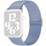 Silikonski pasek z drsno zaponko za Apple Watch 42mm / 41mm / 40mm / 38mm - modro-siva