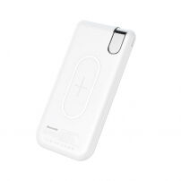 BASEUS power bank 10000mAh z brezžičnim polnjenjem - bela