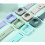 Silikonski trak s silikonskim etuijem za Apple Watch 41mm / 40mm - zelen