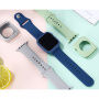 Silikonski trak s silikonskim etuijem za Apple Watch 41mm / 40mm - zelen