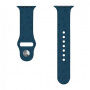 Silikonski trakec z vzorcem šapic za Apple Watch Ultra 49mm / 46mm / 45mm / 44mm / 42mm - temno modra