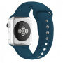 Silikonski trakec z vzorcem šapic za Apple Watch Ultra 49mm / 46mm / 45mm / 44mm / 42mm - temno modra