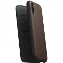 Usnjena torba Nomad Folio Apple iPhone XR - rjava