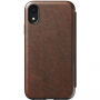 Usnjena torba Nomad Folio Apple iPhone XR - rjava