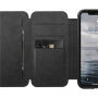 Nomad Folio usnjena trivratna torbica za Apple iPhone XR - rjava