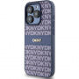 Etui DKNY Repeat Pattern Tonal Stripe za iPhone 14 Pro Max - temno moder