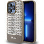 Etui DKNY Repeat Pattern Bottom Stripe z MagSafe za iPhone 14 Pro Max - rjav