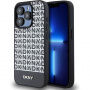 Etui DKNY Repeat Pattern Bottom Stripe z MagSafe za iPhone 13 Pro Max - črn