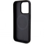 Etui DKNY Repeat Pattern Bottom Stripe z MagSafe za iPhone 13 Pro Max - črn