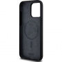 Silikonski etui DKNY Arch Logo z MagSafe za iPhone 15 Pro Max - črn