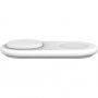 BELKIN BOOST CHARGE PRO Qi2 2-v-1 magnetna polnilna podloga za iPhone / AirPods - bela